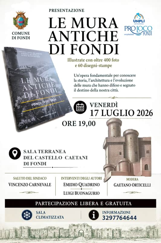 Locandina-presentazione-Le-Antiche-Mura-di-Fondi-Emidio-Quadrino-17-07-2026.png